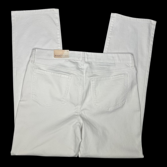 NYDJ Marilyn High Rise Straight Jeans. Sz: Large - Picture 4 of 12